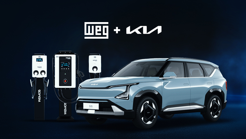 WEG will be KIA's supplier of charging solutions for the launch of the EV5 electric vehicles