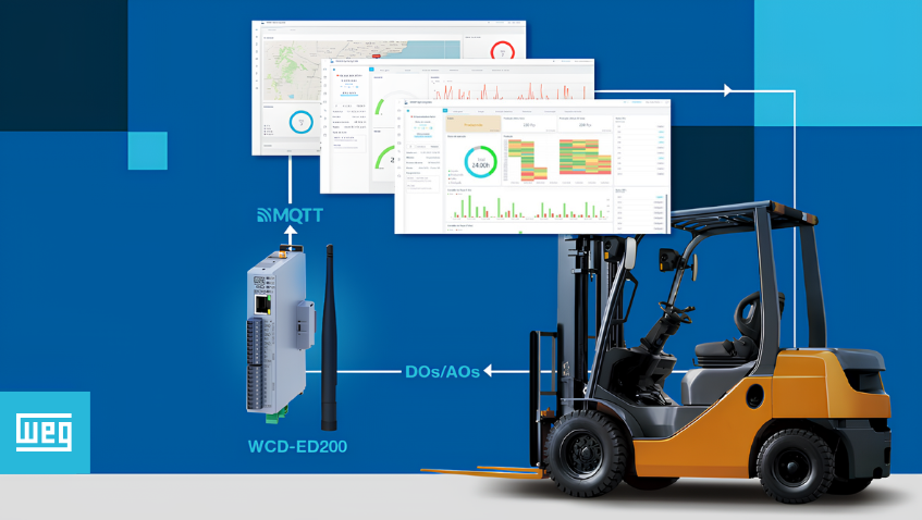 WEG amplía la eficiencia operativa con el monitoreo automatizado de la flota de montacargas