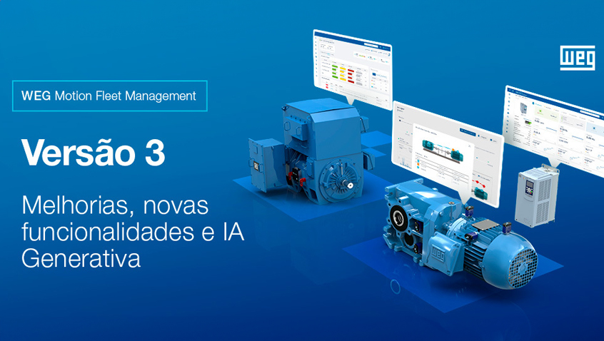 WEG lança nova versão do WEG Motion Fleet Management