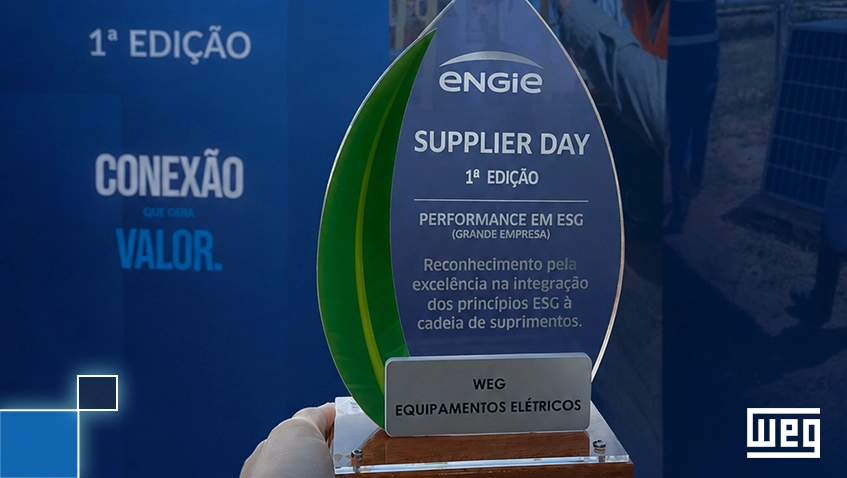 Performance ESG da WEG é reconhecida com o 1º lugar no Supplier Day 2026 da ENGIE