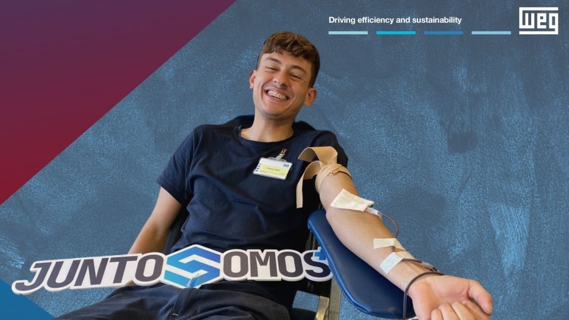 360 Vidas impactadas com campanha de dádiva de sangue na WEG Portugal