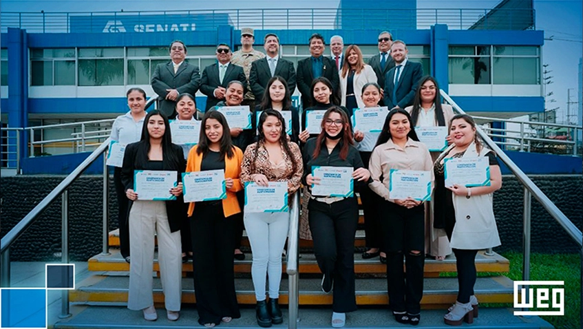 WEG apoia nova edição do programa “Soy Mujer, Soy Electricista” no Peru