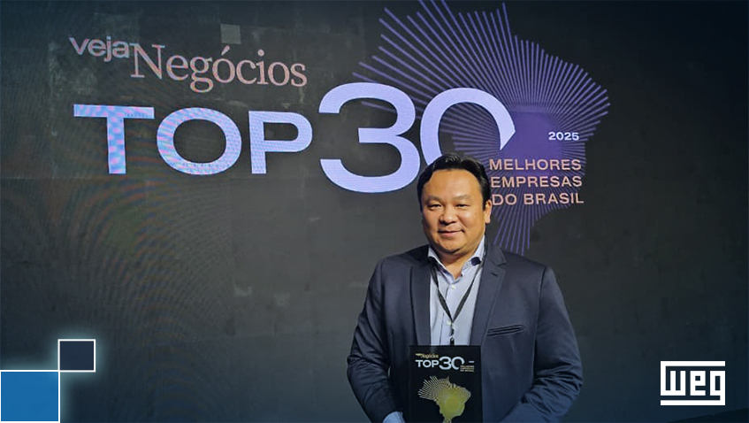 WEG é a melhor do Brasil na categoria Máquinas e Equipamentos no Prêmio Veja TOP 30