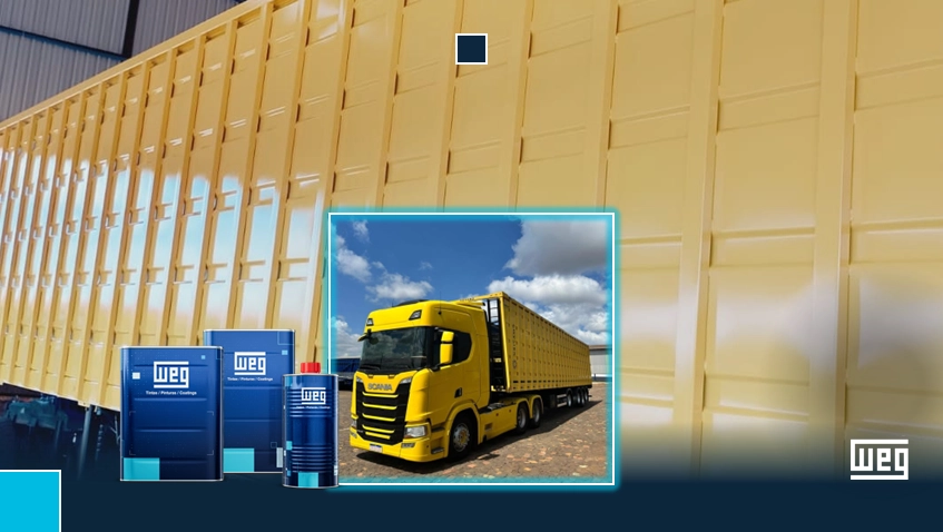WEG Coatings highlight performance and finishing standards in the road equipment segment 