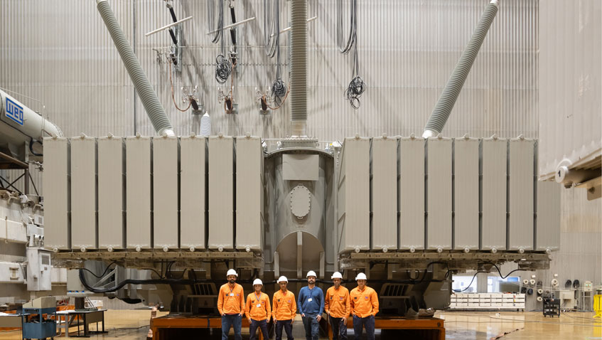 WEG supplies a 435-ton transformer for a wind farm in Chile