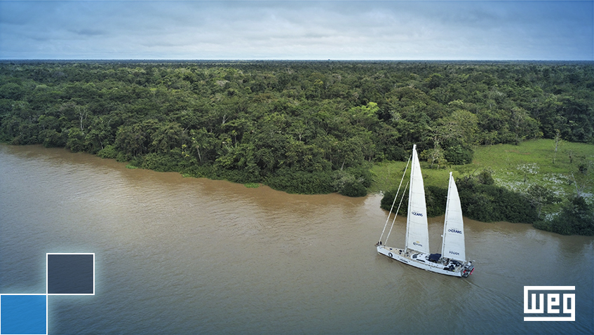 WEG renova parceria com a Família Schurmann e embarca com a Voz dos Oceanos rumo à COP30