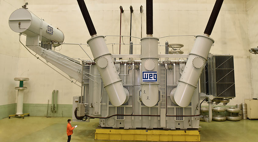 WEG s largest transformer ever produced will be used in Africa WEG