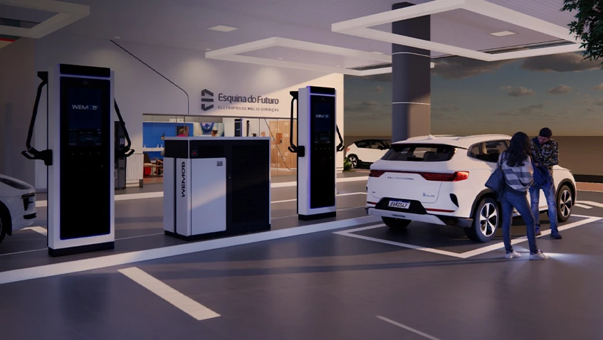 Esquina do Futuro inaugura em Porto Alegre eletroposto ultrarrápido de 480 kW com tecnologia WEMOB®