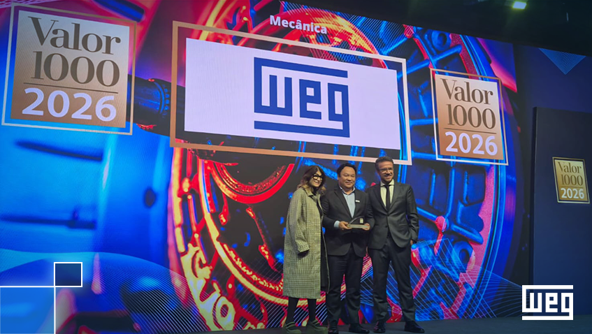 WEG é eleita a melhor empresa do setor Mecânica no Prêmio Valor 1000