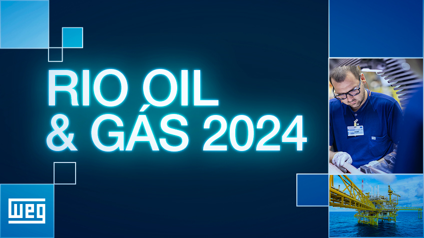 WEG marca presença na Rio Oil & Gas 2024 reforçando soluções para o setor de energia