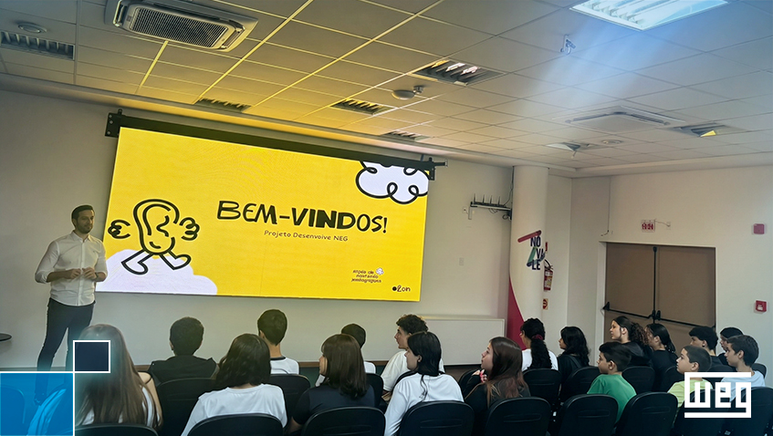 WEG, Sesi/Senai e Olim Grupo Educacional iniciam programa-piloto de formação de adolescentes em Jaraguá do Sul