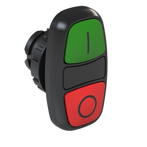 PUSHBUTTON CSW2-BDF21IO-WH Double flush (IP66) Pulsator Green/Red