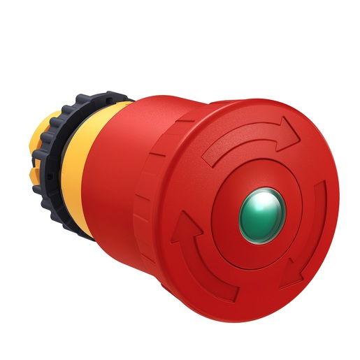 PUSHBUTTON CSW-BESGF-WH Emergency stop with latch Turn to release Red