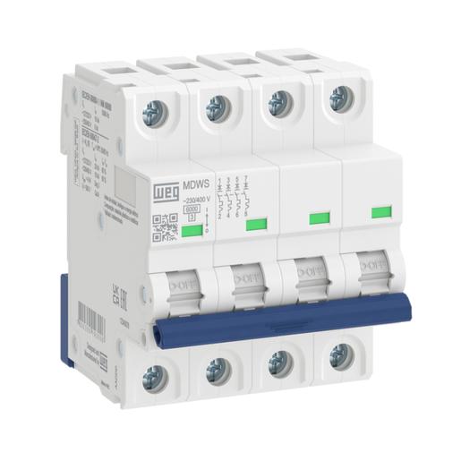 MINI CIRCUIT BREAKER MDWS-B63-4 Curve B 63A 4 poles