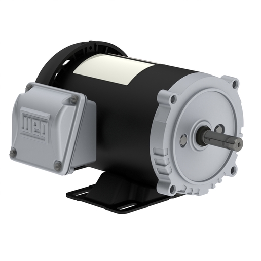 ROLLED STEEL Premium Efficiency 0.5 HP 4P W56C 3Ph 208-230/460//190-220/380-415 V 60 Hz IC411 - TEFC - Foot-mounted