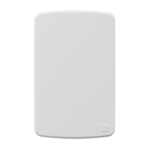 PLATE 4X2" BLANK COMP WH