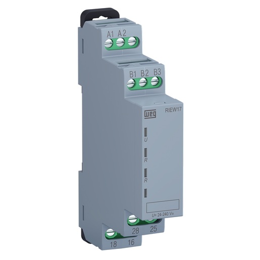 STEP RELAY RIEW17-11E05 Impulso eletrônico 1NA+1NF 24-240 V 50/60Hz/DC