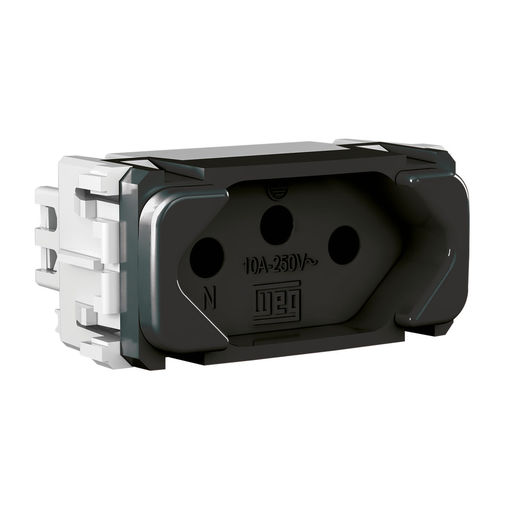 TOMADA 2P+T 10A/250V COMP PT