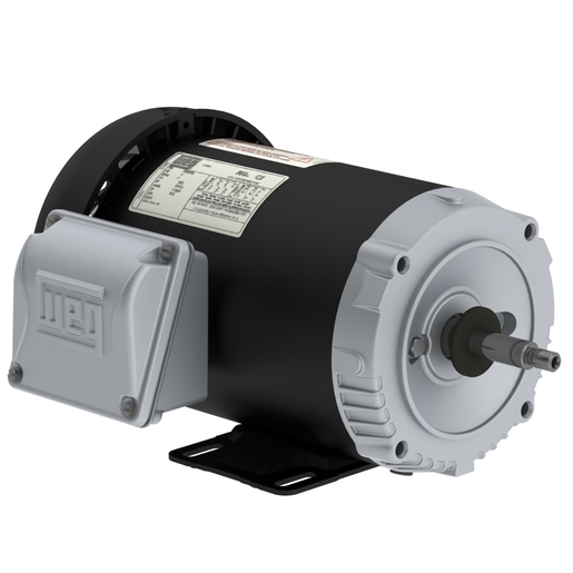 ROLLED STEEL Standard Efficiency 0.75 HP 2P 56J 3Ph 575 V 60 Hz IC411 - TEFC - Foot-mounted