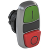 BOTAO CSW2-BDSC21IO-WH Duplo saliente (IP66) Pulsador Verde/Vermelho