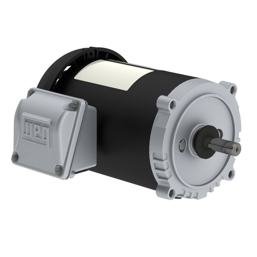 ROLLED STEEL Premium Efficiency 1 HP 2P W56C 3Ph 230/460//190-220/380-415 V 60 Hz IC411 - TEFC - Footless