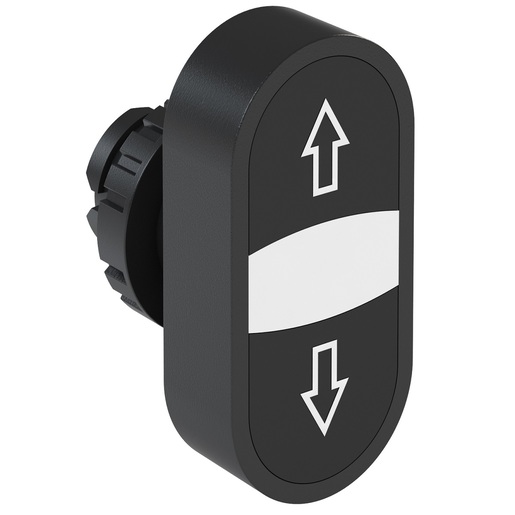 BOTON PULSADOR CSW-BD55FR-WH Doble pulsador Negro/Negro