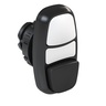 BOTON PULSADOR CSW2-BDSI05-WH Doble saliente iluminado (IP66) pulsador Blanco/Negro