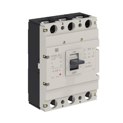 CIRCUIT BREAKER DWP800L-700-3 700A 3 poles 35kA @ 400Va.c.(IEC 60947-2) Fixed thermal and magnetic