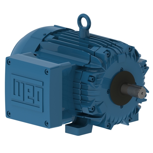 W21 Explosion-proof Motor High Efficiency 1.5 HP 8P 184T 3Ph 230/460//380 V 60//50 Hz IC411 - TEFC - Foot-mounted