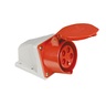 INDUSTRIAL WALL SOCKET TSWD-32P5H6E53 32A 5 Poles 6h 380-440 Vac/dc