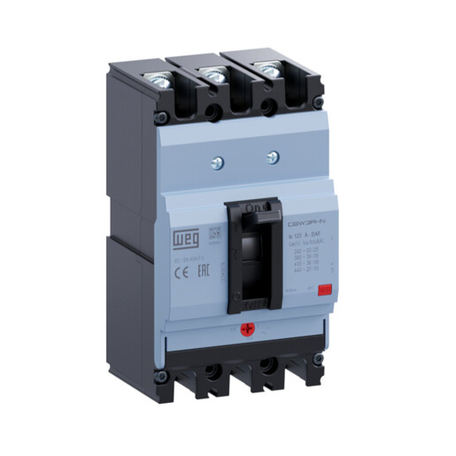 Circuit Breaker CBW3A-B100DAF3 100 A 3 poles 18kA @ 380Vc.a.(IEC 60947-2) Fixed adjustable thermal and magnetic