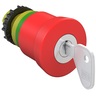 PUSHBUTTON CSW-BESYS-WH Emergency wth key Turn to release Red