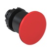 BOTAO CSW-BC1-WH Cogumelo Pulsador Vermelho