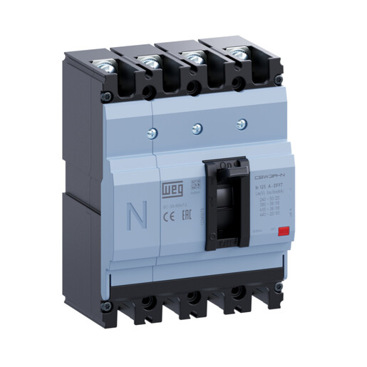 Circuit Breaker CBW3A-B16DFT4 16 A 4 poles 18kA @ 380Vc.a.(IEC 60947-2) Fixed thermal and magnetic Neutral 100%